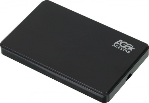 Внешний корпус для HDD AgeStar 3UB2P2 SATA III пластик черный 2.5 фото 2
