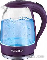 Купить Чайник CENTEK CT-0042 фиолетовый стекло в Липецке
