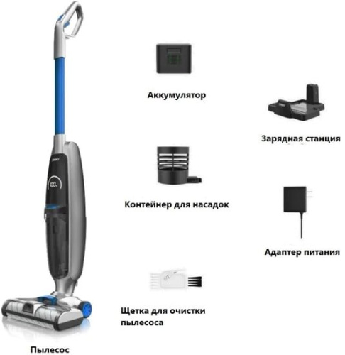 Купить Беспроводной моющий пылесос вертикальный Jimmy HW8 Graphite+Blue Cordless Vacuum&Washer (310296) в Липецке фото 3