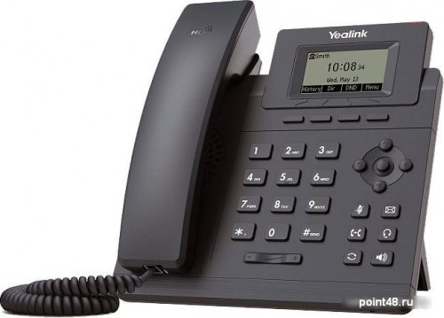Купить Телефон SIP Yealink SIP-T30P с блоком питания черный (SIP-T30P) в Липецке фото 2
