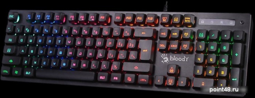 Купить Клавиатура A4 Bloody B160N черный USB for gamer LED в Липецке фото 3