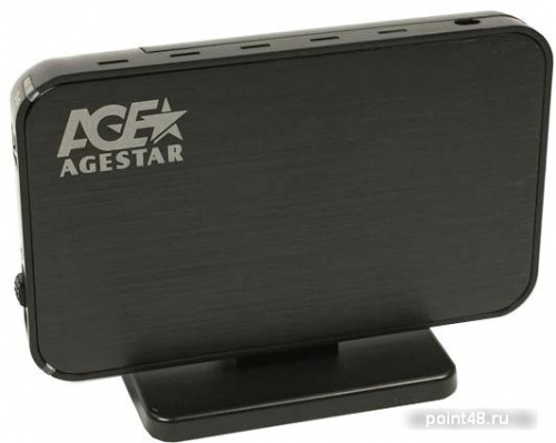 Внешний корпус для HDD AgeStar 3UB3A8-6G SATA II пластик черный 3.5 фото 3