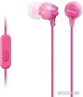 Купить Гарнитура вкладыши Sony MDREX15APPI.CE7 1.2м розовый проводные (в ушной раковине) в Липецке