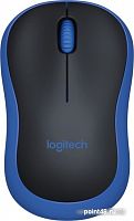 Купить Мышь Logitech M185 синий оптическая (1000dpi) беспроводная USB1.1 для ноутбука (2but) в Липецке