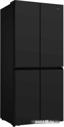 Холодильник Hisense RQ563N4GB1 черный (трехкамерный) в Липецке фото 2