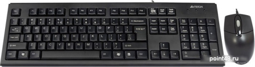 Купить Клавиатура + мышь A4 KRS-8372 клав:черный мышь:черный USB в Липецке