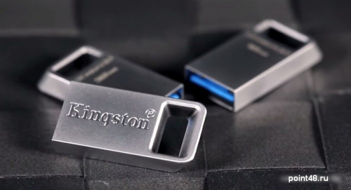 Купить Флеш Диск Kingston 64Gb DataTraveler Micro 3.1 DTMC3/64GB USB3.1 серебристый в Липецке фото 2