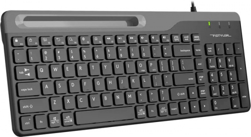 Купить Клавиатура A4Tech Fstyler FK25 черный/серый USB slim в Липецке фото 2