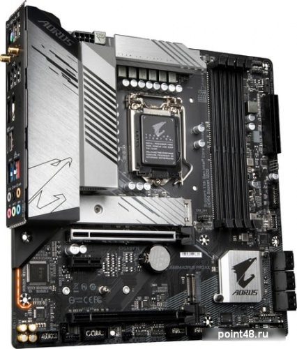 Материнская плата Gigabyte B560M AORUS PRO Soc-1200 Intel B560 4xDDR4 mATX AC`97 8ch(7.1) 2.5Gg+HDMI+DP фото 2