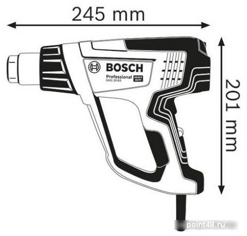 Купить Технический фен Bosch GHG 20-63 2000Вт темп.50-630С в Липецке фото 3