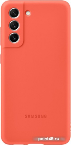 Чехол (клип-кейс) Samsung для Samsung Galaxy S21 FE Silicone Cover розовый (EF-PG990TPEGRU) в Липецке фото 3
