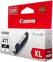 Купить Картридж струйный Canon CLI-471XLBK 0346C001 черный для Canon Pixma MG5740/MG6840/MG7740 в Липецке