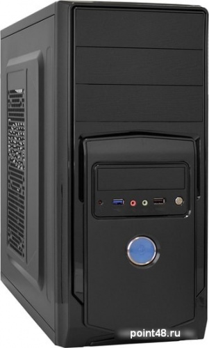 Корпус Exegate EX283249RUS  CP-605U Black, ATX, <CP450W, 80mm>, 1*USB+1*USB3.0, Audio