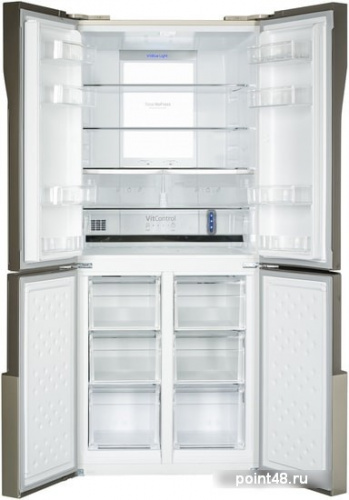 Холодильник Hansa FY418.3DFXC нержавеющая сталь (трехкамерный) в Липецке фото 2