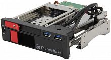 Сменный бокс для HDD Thermaltake Max5 Duo ST0026Z SATA III пластик/сталь черный 2.5  3.5