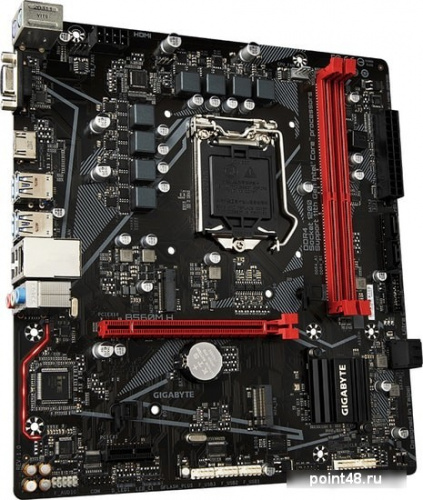 Материнская плата Gigabyte B560M H Soc-1200 Intel B560 2xDDR4 mATX AC`97 8ch(7.1) GbLAN+VGA+HDMI фото 2