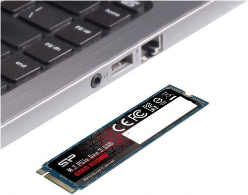 Накопитель SSD Silicon Power PCI-E x4 512Gb SP512GBP34A80M28 M-Series M.2 2280 фото 2
