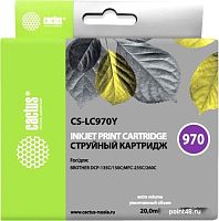 Купить Картридж CACTUS CS-LC970Y (аналог Brother LC970Y) в Липецке