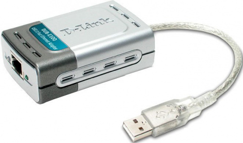 Купить Сетевой адаптер Ethernet D-LINK DUB-E100 USB в Липецке