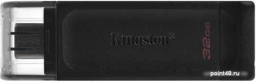 Купить Флеш Диск Kingston 32Gb DataTraveler 70 DT70/32GB USB3.0 черный в Липецке