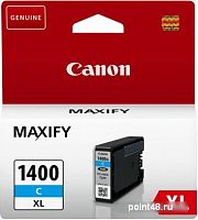Купить Картридж струйный Canon PGI-1400XLC 9202B001 голубой (1200стр.) для Canon Maxify МВ2040/2340 в Липецке