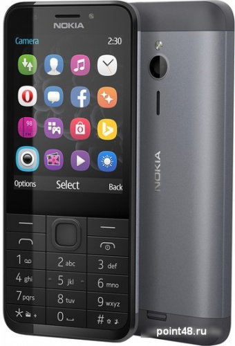 Мобильный телефон Nokia 230 Dual Sim белый моноблок 2Sim 2.8  240x320 2Mpix BT GSM900/1800 MP3 FM microSDHC max32Gb в Липецке фото 3