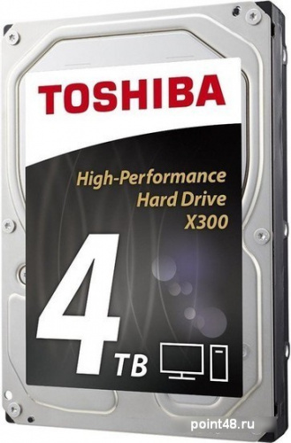 Жесткий диск Toshiba SATA-III 4Tb HDWE140EZSTA X300 (7200rpm) 128Mb 3.5  Rtl фото 2