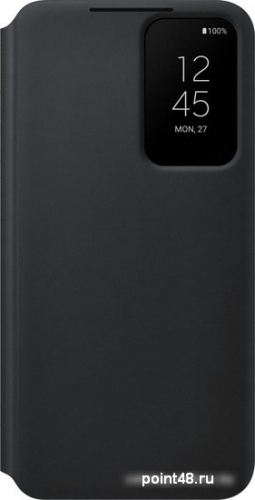 Чехол (флип-кейс) Samsung для Samsung Galaxy S22 Smart Clear View Cover черный (EF-ZS901CBEGRU) в Липецке