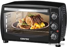 Жарочный шкаф электрический Centek CT-1531-42 Black объем 42 л, цвет черный в Липецке