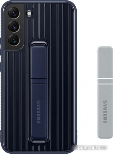 Чехол (клип-кейс) Samsung для Samsung Galaxy S22+ Protective Standing Cover темно-синий (EF-RS906CNEGRU) в Липецке фото 3