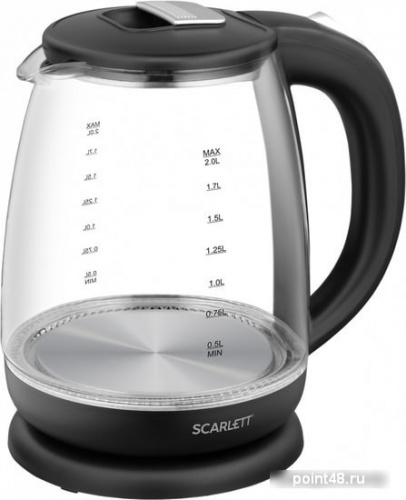 Купить Чайник SCARLETT SC-EK27G80 стекло/черный 1,7л в Липецке фото 2