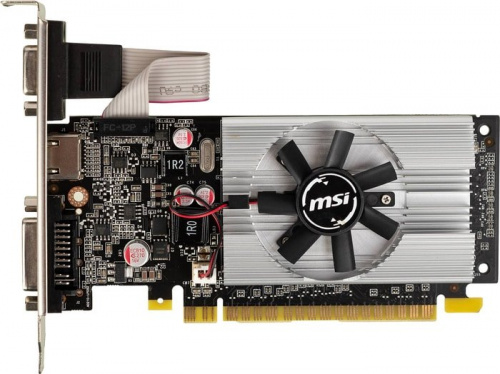 Видеокарта MSI PCI-E N210-1GD3/LP NVIDIA GeForce 210 1024Mb 64 DDR3 460/800 DVIx1/CRTx1 Ret