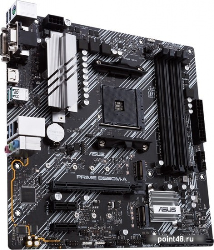 Материнская плата Asus PRIME B550M-A Soc-AM4 AMD B550 4xDDR4 mATX AC`97 8ch(7.1) GbLAN RAID+VGA+DVI+HDMI фото 2
