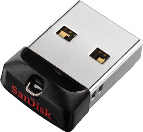 Купить Флеш Диск Sandisk 64Gb Cruzer Fit SDCZ33-064G-G35 USB2.0 черный в Липецке фото 2