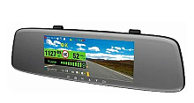 Видеорегистратор с радар-детектором Sho-Me Combo Mirror WiFi Duo GPS