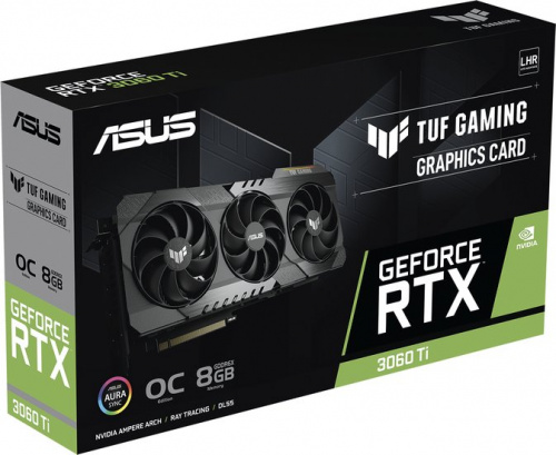 Видеокарта ASUS TUF Gaming GeForce RTX 3060 Ti OC Edition 8G GDDR6X TUF-RTX3060TI-O8GD6X-GAMING фото 2