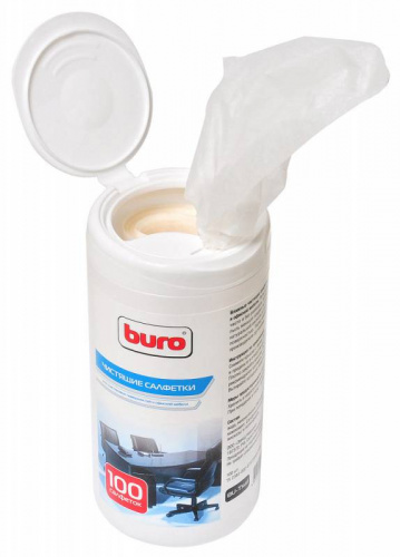 Влажные салфетки BURO BU-Tsurl, 100 шт. фото 2