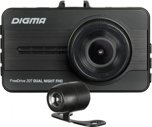 Видеорегистратор Digma FreeDrive 207 DUAL Night FHD черный 2Mpix 1080x1920 1080p 150гр. GP6248