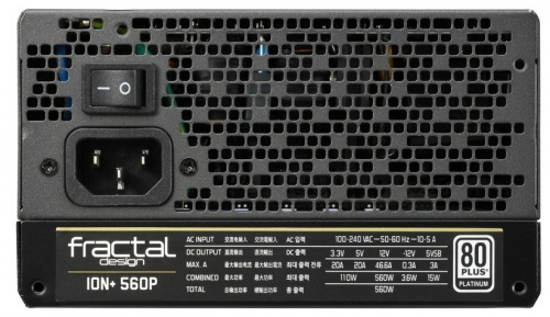 Блок питания Fractal ION+ 660P FD-PSU-IONP-660P-BK-EU 660W, 80 Plus Platinum, полностью модульный, RTL {5} фото 2