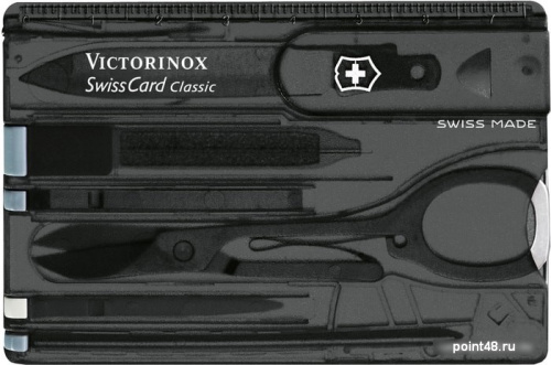 Купить Швейцарская карта VICTORINOX SwissCard Onyx 0.7133.T3, черный в Липецке