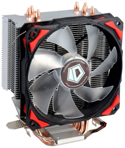 Кулер ID-Cooling SE-214 130W/PWM/ Red LED/ Intel 775,115*/AMD