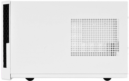 Корпус Silverstone SST-SG13WB-Q (USB 3.0) Sugo Mini-ITX Compact Computer Cube Case, Plastic Front Panel with Faux Aluminum Finish, black white, RTL {4} фото 5
