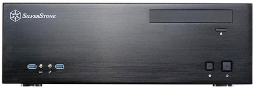 Корпус Silverstone SST-GD04B USB 3.0 Grandia HTPC Micro ATX Computer Case, Silent High Airflow Performance, black  (968783) фото 2