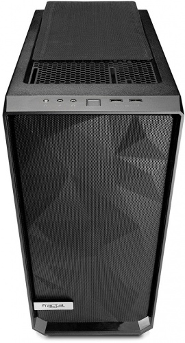 Корпус Fractal Design Meshify С Blackout TG Light черный без БП ATX 5x120mm 4x140mm 2xUSB3.0 audio bott PSU фото 6