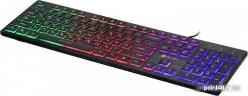 Купить Клавиатура Oklick 550ML черный USB slim Multimedia LED в Липецке фото 3