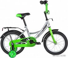Купить Детский велосипед Novatrack Vector 14 143VECTOR.SL20 (серебристый/салатовый, 2020) в Липецке