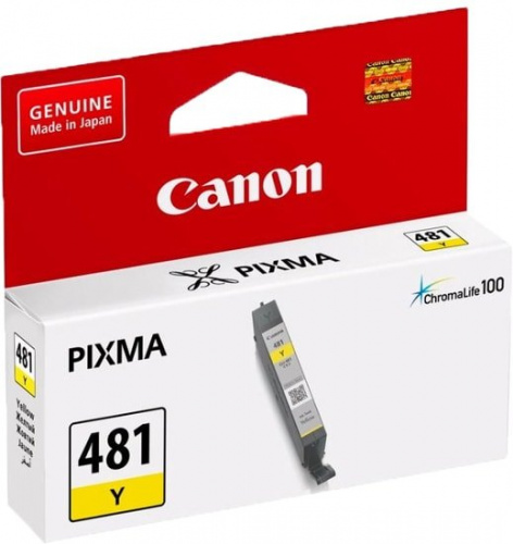 Купить Картридж струйный Canon CLI-481 Y 2100C001 желтый (5.6мл) для Canon Pixma TS5140/6140/8140/8540 в Липецке фото 2