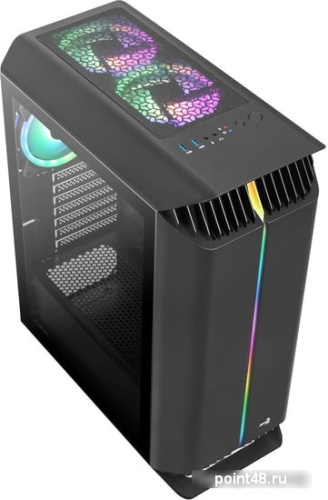 Корпус Aerocool Gladiator Duo-G-BK-v1 черный без БП ATX 5x120mm 2x140mm 2xUSB3.0 audio bott PSU фото 2