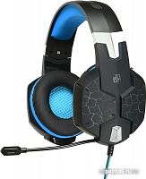 Купить Наушники с микрофоном Oklick HS-L930G SNORTER черный/синий 2м мониторные USB оголовье (HS-L930G) в Липецке