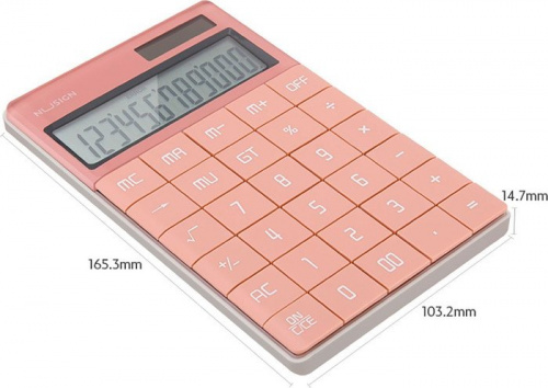 Купить Калькулятор Deli Nusign ENS041 (розовый) в Липецке фото 3